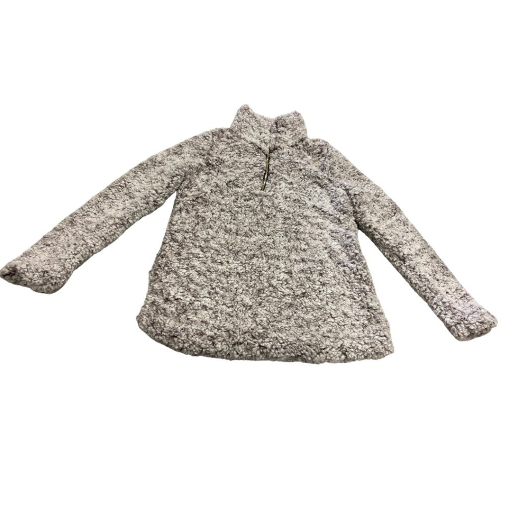 Blooming Jelly Women's Warm Sweater Half Zip Pullover Sweatshirt Faux Fur